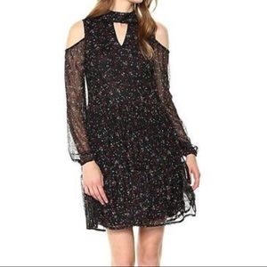 Lyssé Floral Cold Shoulder Dress - Medium